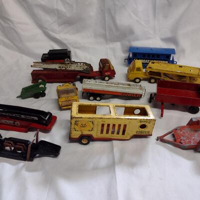 Vintage Tiny Tonka Buddy L & More Trailers - QTY 12