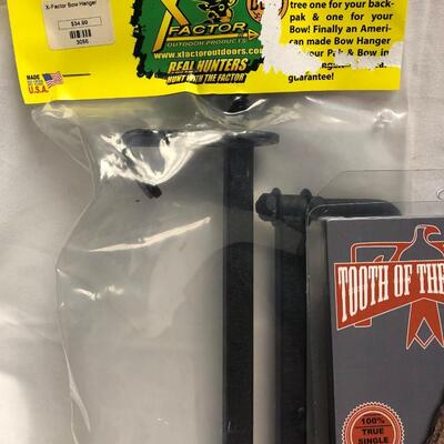 Archery Gear, 2 Stabilizers, Tooth of the Arrow Tips, Qty 4