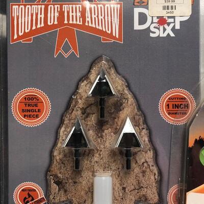 Archery Gear, 2 Stabilizers, Tooth of the Arrow Tips, Qty 4