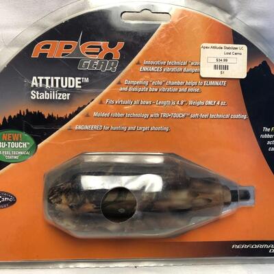 Archery Gear, 2 Stabilizers, Tooth of the Arrow Tips, Qty 4