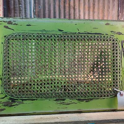 Wood / Wicker Shabby Sheik Shelf Piece