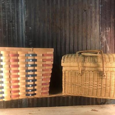 Wicker Baskets, Easter Baskets - QTY 5