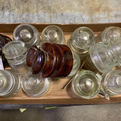 Antique Insulators, Telephone Pool - Electric, Australia & US - QTY 15