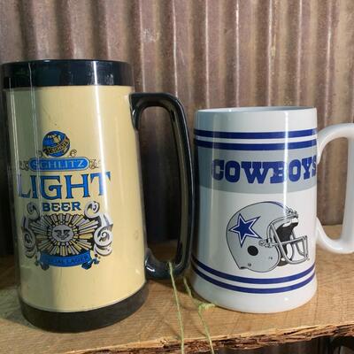 Beer Mugs and Glasses - QTY 9