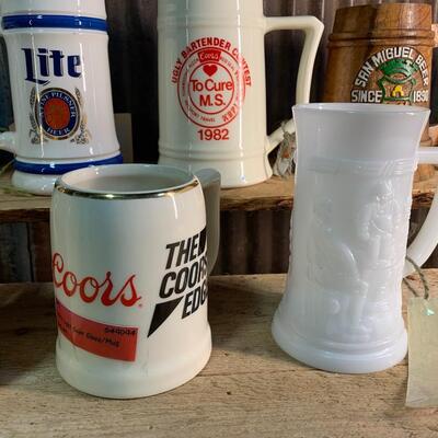 Beer Mugs and Glasses - QTY 8