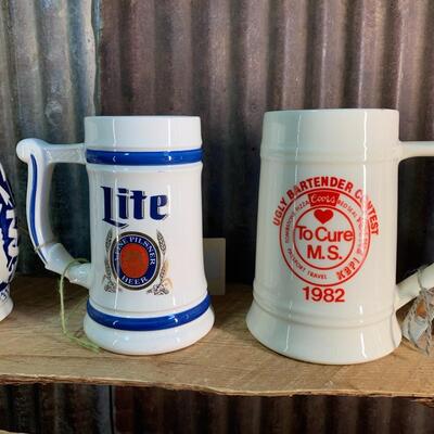 Beer Mugs and Glasses - QTY 8