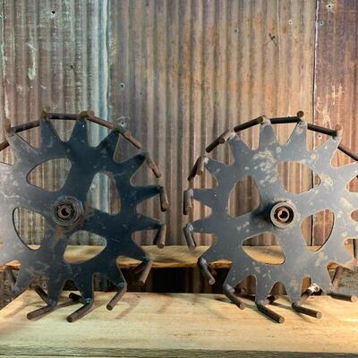 Primitive Farm Row Crop Planter Wheels - QTY 2