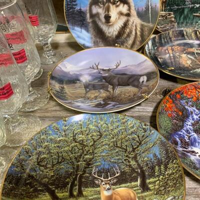 Collection of Outdoor Animal Plates, No boxes - QTY 15