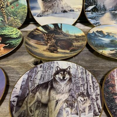 Collection of Outdoor Animal Plates, No boxes - QTY 15