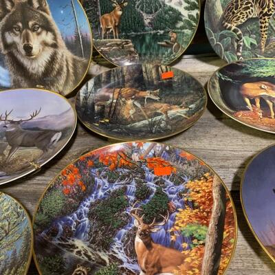 Collection of Outdoor Animal Plates, No boxes - QTY 15