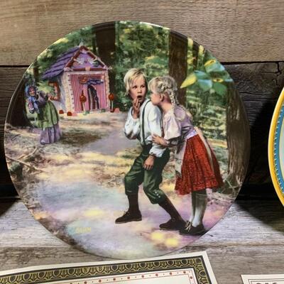 Annie, OLD West Collector Plates, COA in Box, MINT - QTY 3