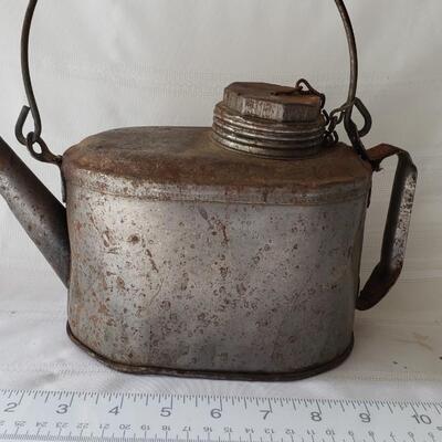 Metal rusted tea kettle object