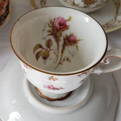 Three tea cup collection 