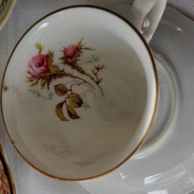 Three tea cup collection 