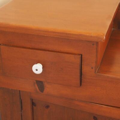 Lot 004  Side Cabinet / Side Board with Character grain wood