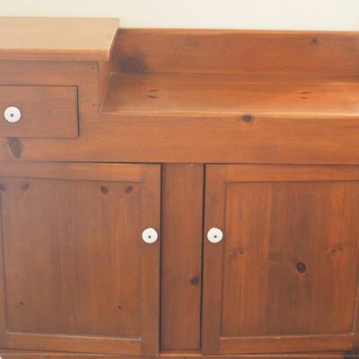 Lot 004  Side Cabinet / Side Board with Character grain wood