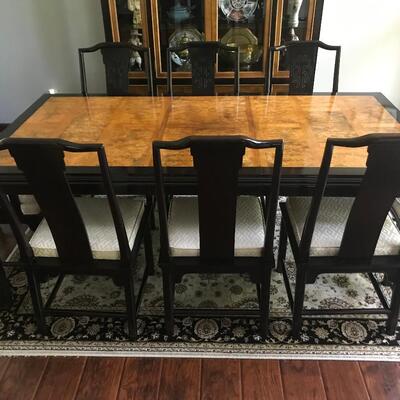 11 PC CENTURY FURNITURE OF DISTINCTION -DINING SUIT - RAYMOND K. SABOTA - CHIN HUA