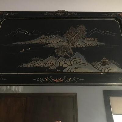 JASPER ORGINAL - HALLMARK OF DISTINCTION - CHINOISERIE  FOYER BUFFET, MIRROR & DECO BOX