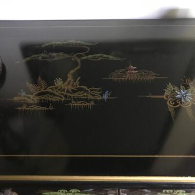 JASPER ORGINAL - HALLMARK OF DISTINCTION - CHINOISERIE  FOYER BUFFET, MIRROR & DECO BOX