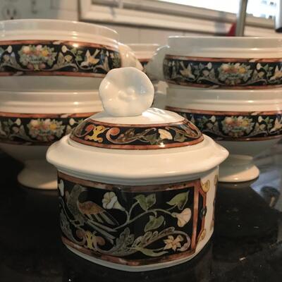 VILLEROY & BOCH  CHAUTEAU INTARSIA & CELLINI CLASSIC FINE CHINA 8 place settings plus....