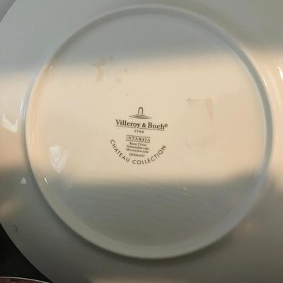 VILLEROY & BOCH  CHAUTEAU INTARSIA & CELLINI CLASSIC FINE CHINA 8 place settings plus....