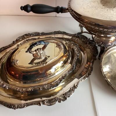 D643 Silver plated Serving pieces 