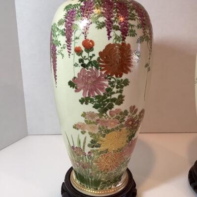 H. 648 Pair of Satsuma Vases 