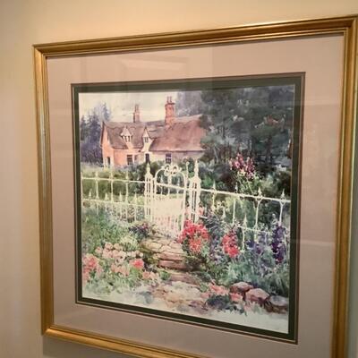 H 654 Garden Print by Daluna Darton 1990 