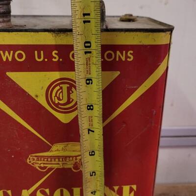 Lot 4: Vintage 2 GALLON Jayes Metal Gasonline Can