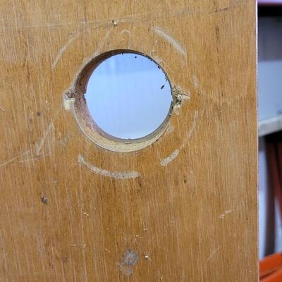 Lot 8: Large Vintage SOLID WOOD Door 