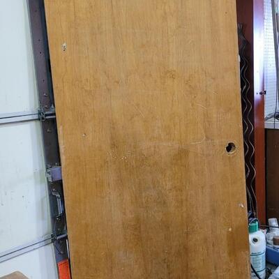 Lot 8: Large Vintage SOLID WOOD Door 