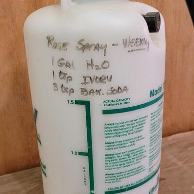 Lot 11: Spray Doc 2 Gallon Sprayer (Has Rose Feed inside)