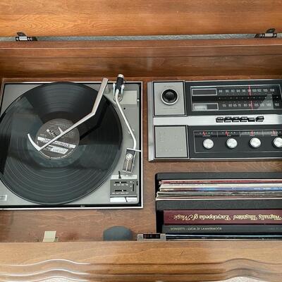 Vintage Stereo Console Record Player
