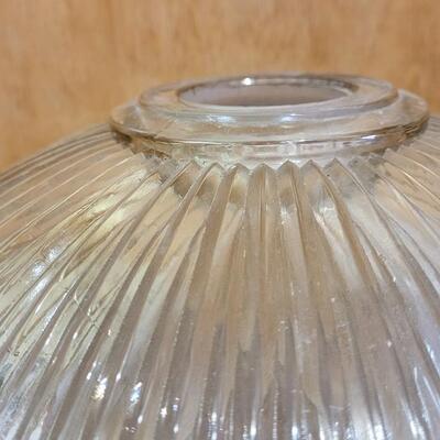 Lot 37: Large Vintage Glass Lamp Shade 