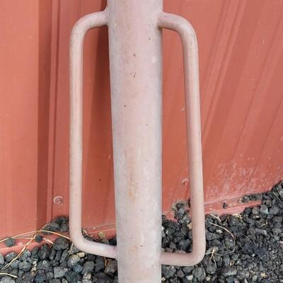 Lot 40: Heavy 24" Handheld Steel Post Setter Tool 