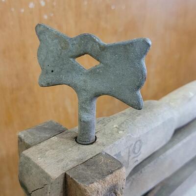 Lot 56: Vintage LOVELL No. 110 Hand Clothes Washer
