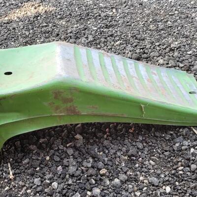 Lot 62: Vintage Pair of Original Green Paint Auto Ramps