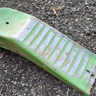 Lot 62: Vintage Pair of Original Green Paint Auto Ramps