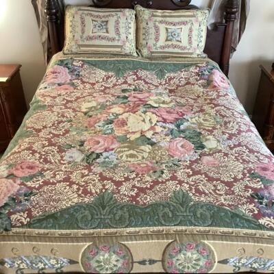 J. 684  Tapestry Style Queen Comforter Set by Soft Surroundings 
