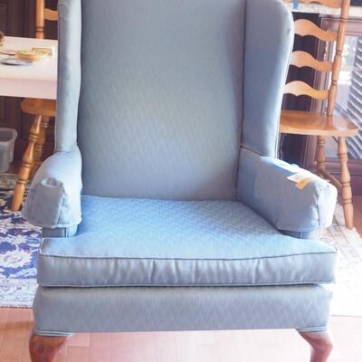 Lot 33 Blue armchair Matches Lot 026