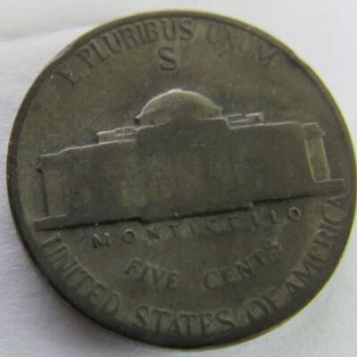 Miniature $20 Gold Replica, 1941 Nickel, 1942 S Nickel, 1934 Buffalo Nickel, 2 Modern Nickels, 1990 Clipped Edge Quarter, 2002 Penny