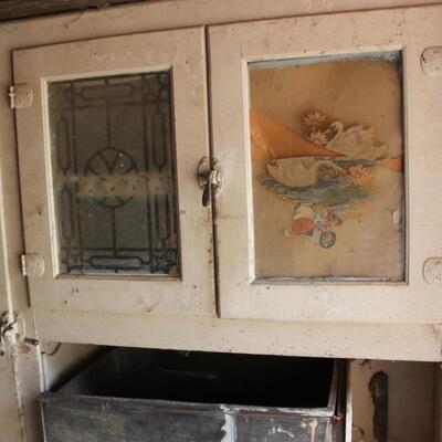   ANTIQUE FARM CABINET