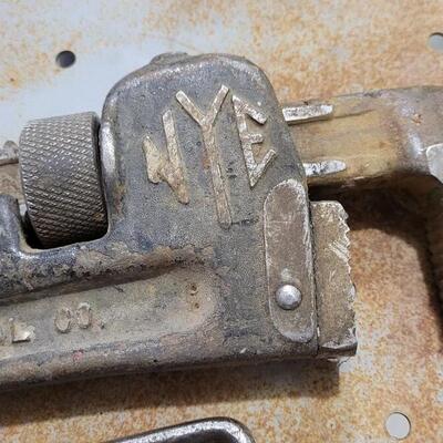Lot 66: (2) Vintage Pipe Wrenches  (NYE & RIDGE)
