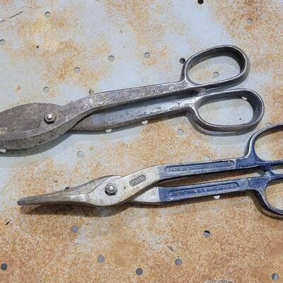 Lot 69: (2) Large Vintage Snips (NEW BRITAIN & CRESCENT)