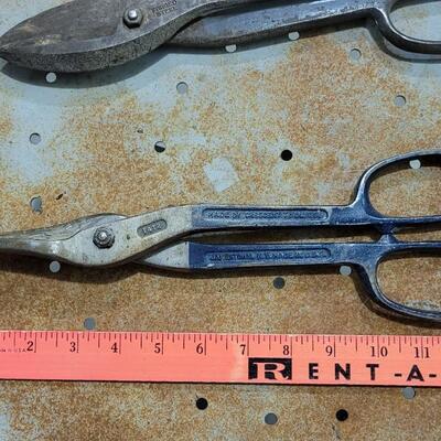 Lot 69: (2) Large Vintage Snips (NEW BRITAIN & CRESCENT)