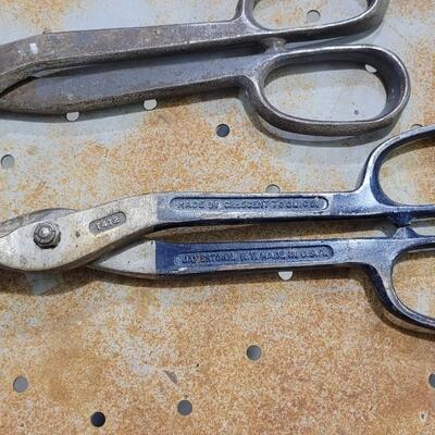 Lot 69: (2) Large Vintage Snips (NEW BRITAIN & CRESCENT)