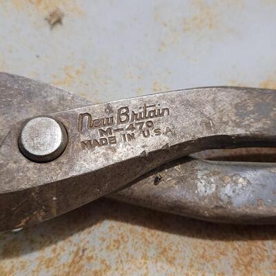 Lot 69: (2) Large Vintage Snips (NEW BRITAIN & CRESCENT)
