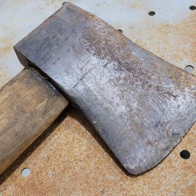 Lot 71: Vintage Tool Lot - PLUMB VICTORY Axe + Hand Saw