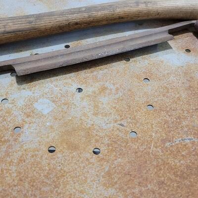 Lot 71: Vintage Tool Lot - PLUMB VICTORY Axe + Hand Saw