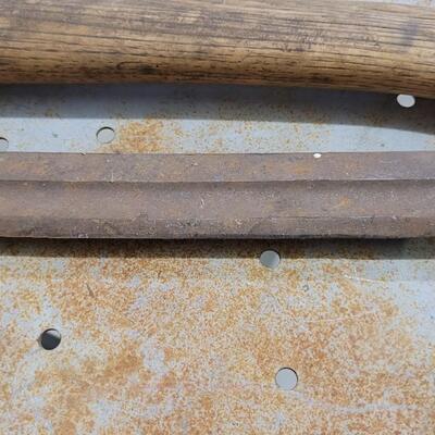 Lot 71: Vintage Tool Lot - PLUMB VICTORY Axe + Hand Saw